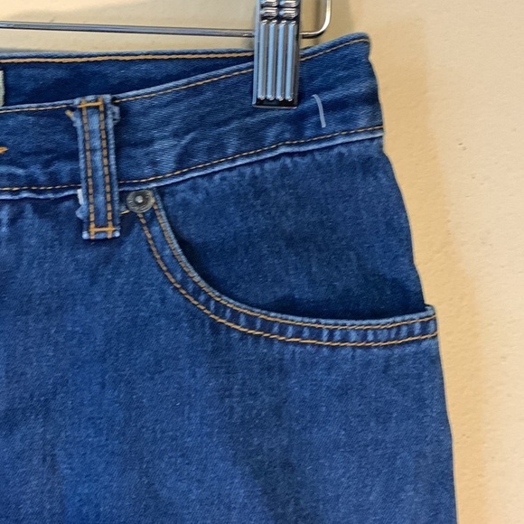 VTG 90s Jax Sport High Waist Jeans 8 Baggy Straight Leg, Medium Wash Taper Leg - Picture 5 of 13